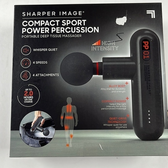 Sharper Image Other - SHARPER Image compact, sport, power, percussion, massage gun